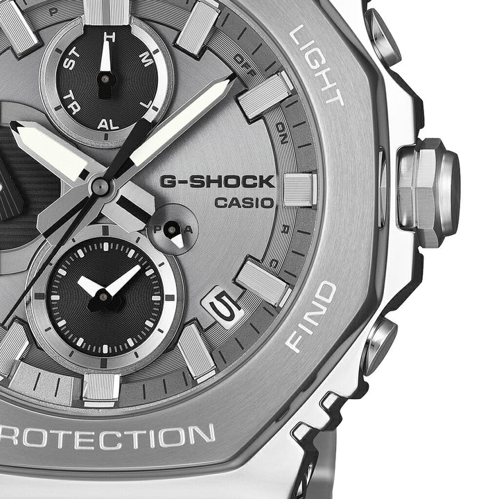 G-SHOCK フルメタル デュアルタイム クロノグラフ GMC-B2100ADS-1AJF メンズ ソーラー Bluetooth アナログ オクタゴン メタルバンド 日本製