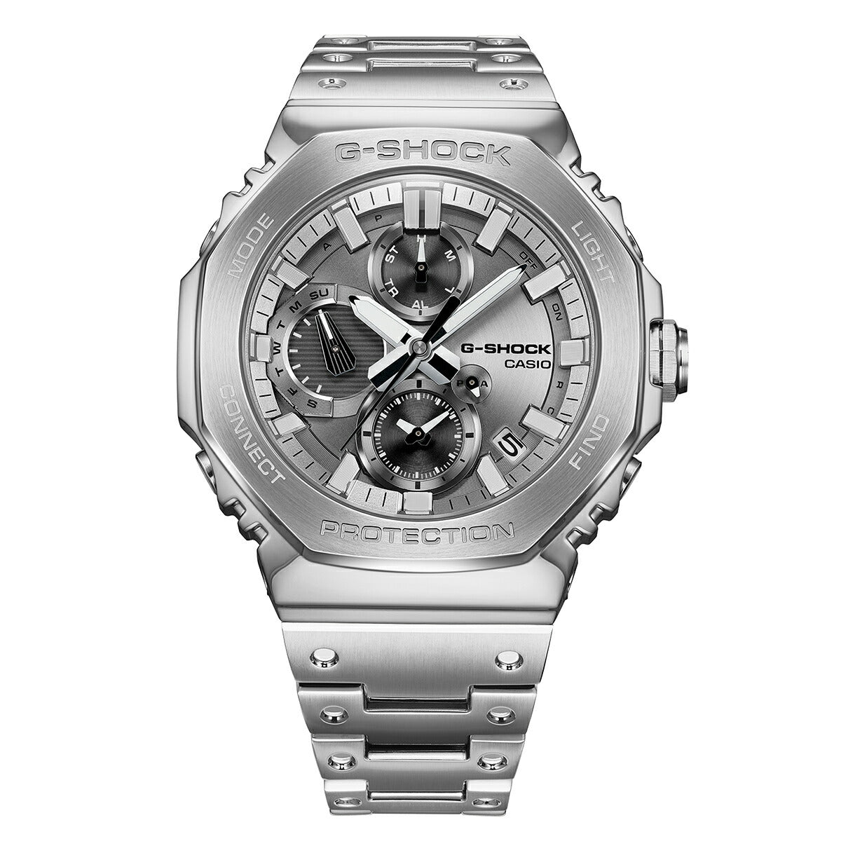 4月10日発売》G-SHOCK フルメタル デュアルタイム クロノグラフ GMC