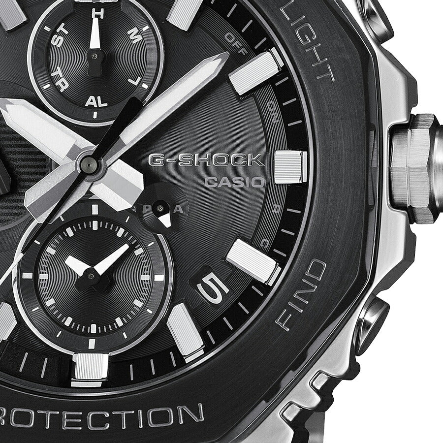 G-SHOCK フルメタル デュアルタイム クロノグラフ ブラックベゼル GMC