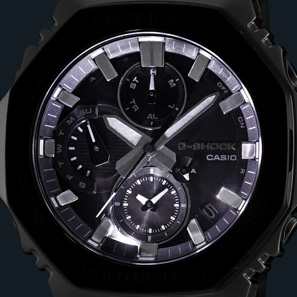 G-SHOCK フルメタル デュアルタイム クロノグラフ ブラックベゼル GMC-B2100BT-1AJF メンズ ソーラー Bluetooth アナログ 日本製