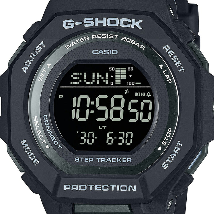 G-SHOCK ミッドサイズ GMD-B300シリーズ GMD-B300-1JF メンズ レディース 腕時計 電池式 Bluetooth デジタル 樹脂バンド ブラック 反転液晶 国内正規品 カシオ