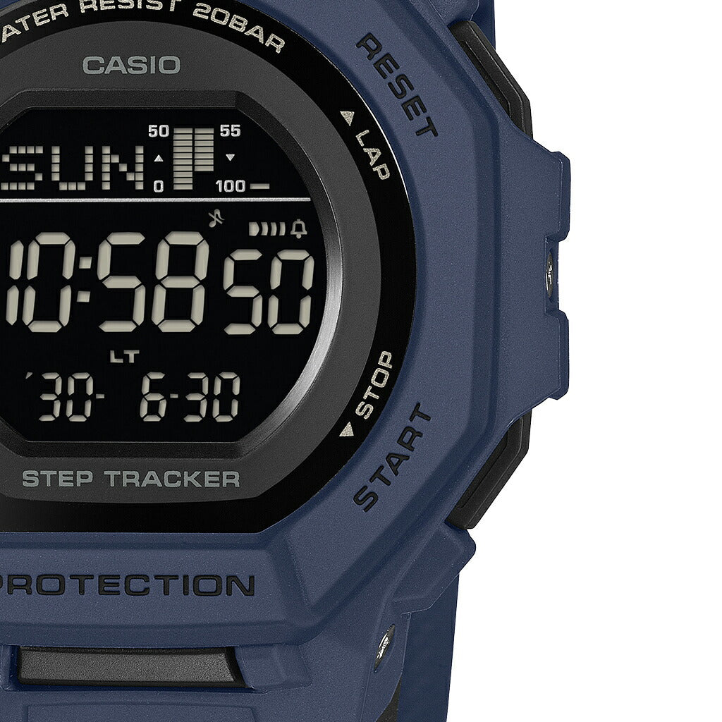 G-SHOCK ミッドサイズ GMD-B300シリーズ GMD-B300-2JF メンズ レディース 電池式 Bluetooth デジタル 樹脂バンド ネイビー 反転液晶