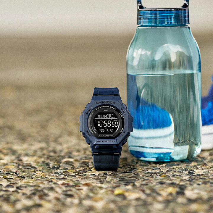 G-SHOCK ミッドサイズ GMD-B300シリーズ GMD-B300-2JF メンズ レディース 電池式 Bluetooth デジタル 樹脂バンド ネイビー 反転液晶