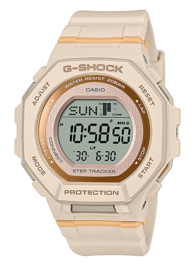 G-SHOCK ミッドサイズ GMD-B300シリーズ GMD-B300-4JF メンズ レディース 腕時計 電池式 Bluetooth デジタル 樹脂バンド ピンク 国内正規品 カシオ