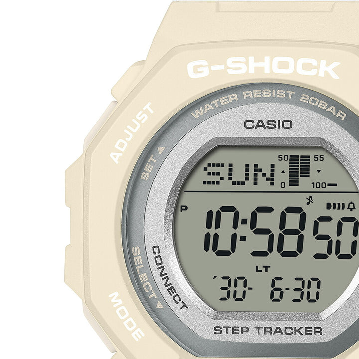 G-SHOCK ミッドサイズ GMD-B300シリーズ GMD-B300-7JF メンズ レディース 電池式 Bluetooth デジタル 樹脂バンド ホワイト