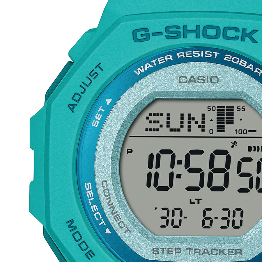 G-SHOCK ミッドサイズ スポーツカラー GMD-B300SC-2JF メンズ レディース 腕時計 電池式 Bluetooth デジタル 樹脂バンド ターコイズ 国内正規品 カシオ