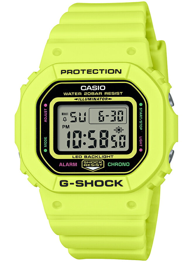 G-SHOCK ミッドサイズ 5600 ENERGY PACK エナジーパック GMD-S5600EP-9JF メンズ レディース 腕時計 電池式 スクエア デジタル 樹脂バンド イエロー 国内正規品 カシオ