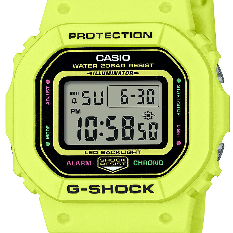 G-SHOCK ミッドサイズ 5600 ENERGY PACK エナジーパック GMD-S5600EP-9JF メンズ レディース 腕時計 電池式 スクエア デジタル 樹脂バンド イエロー 国内正規品 カシオ