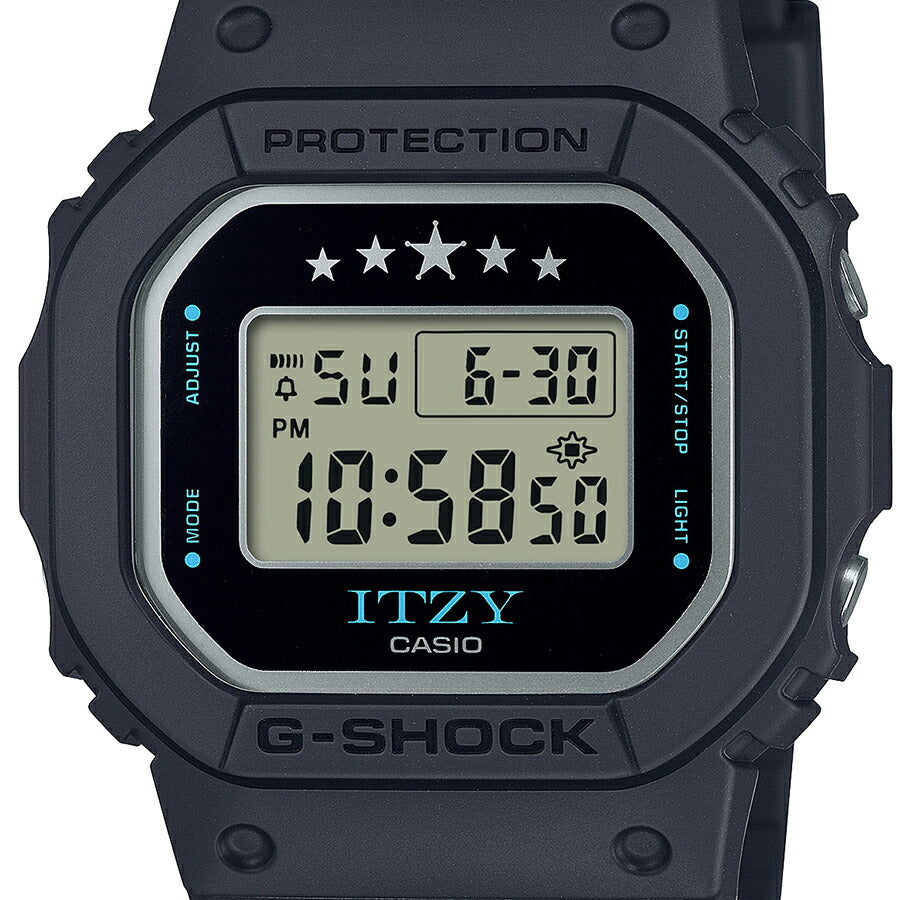 G-SHOCK ミッドサイズ ITZY コラボレーションモデル GMD-S5610IT-1JR メンズ レディース 腕時計 電池式 スクエア デジタル 樹脂バンド ブラック 国内正規品 カシオ