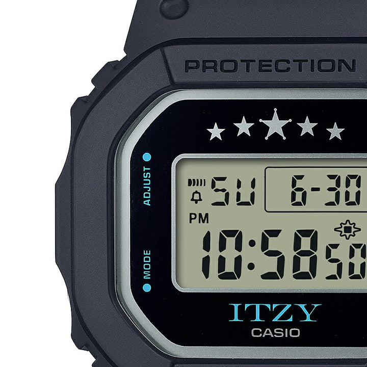 G-SHOCK ミッドサイズ ITZY コラボレーションモデル GMD-S5610IT-1JR メンズ レディース 腕時計 電池式 スクエア デジタル 樹脂バンド ブラック 国内正規品 カシオ