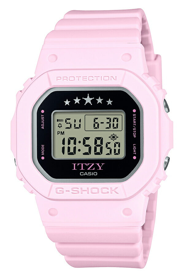 G-SHOCK ミッドサイズ ITZY コラボレーションモデル GMD-S5610IT-4BJR メンズ レディース 腕時計 電池式 スクエア デジタル 樹脂バンド ピンク 国内正規品 カシオ