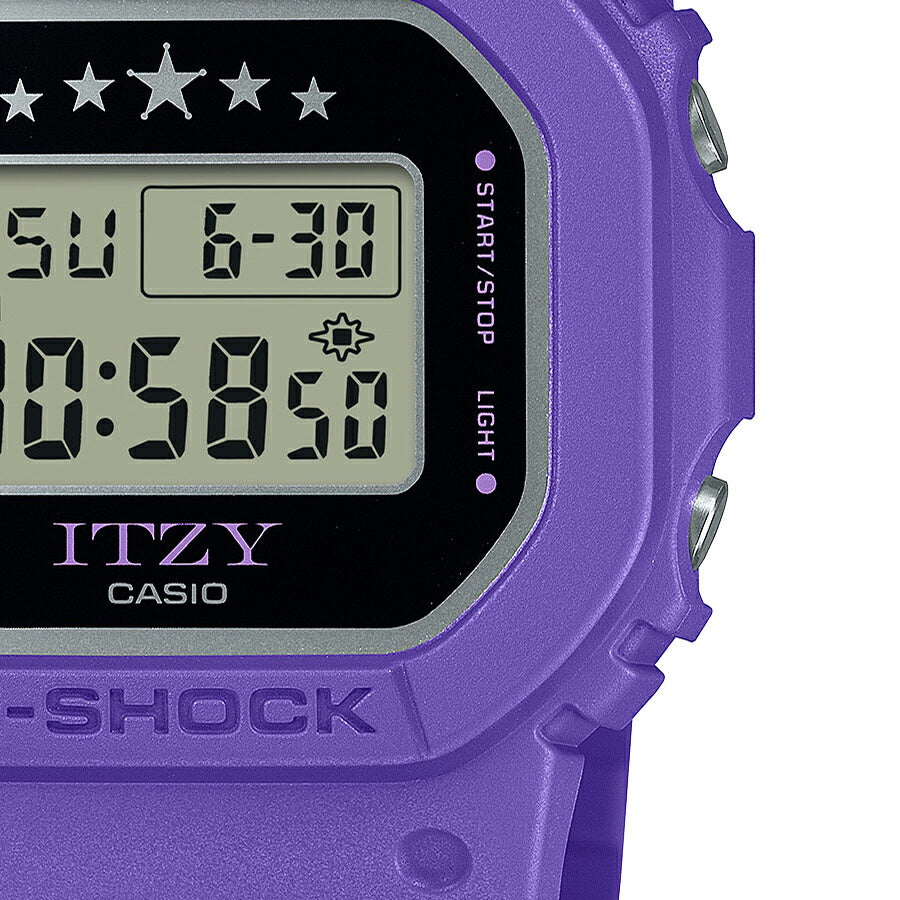 G-SHOCK ミッドサイズ ITZY コラボレーションモデル GMD-S5610IT-6JR メンズ レディース 腕時計 電池式 スクエア デジタル 樹脂バンド パープル 国内正規品 カシオ