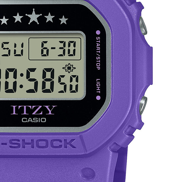 G-SHOCK ミッドサイズ ITZY コラボレーションモデル GMD-S5610IT-6JR メンズ レディース 腕時計 電池式 スクエア デジタル 樹脂バンド パープル 国内正規品 カシオ