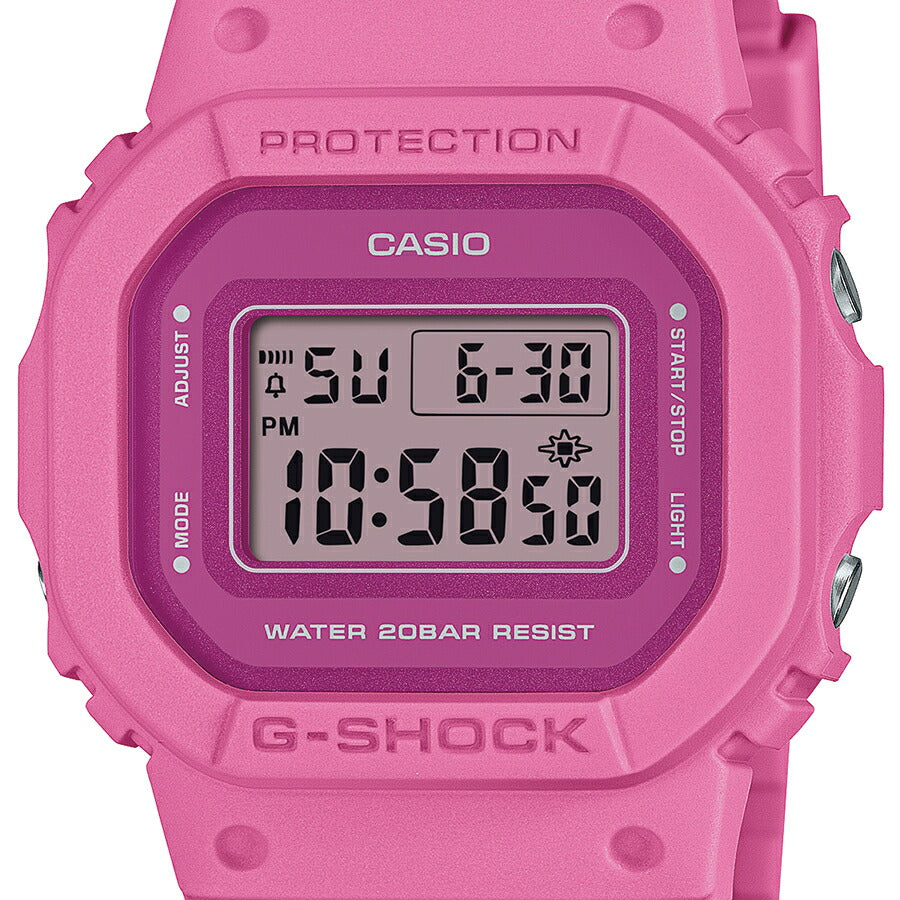 G-SHOCK ミッドサイズ パワーピンク GMD-S5610PP-4JF メンズ レディース 腕時計 電池式 デジタル スクエア 樹脂バンド 国内正規品 カシオ