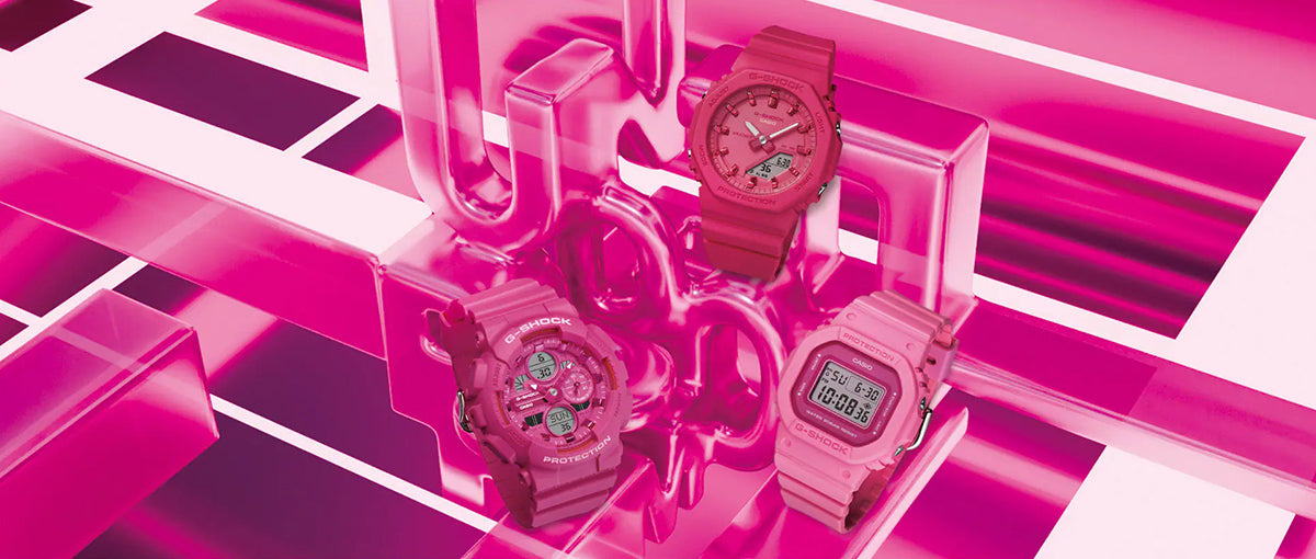 G-SHOCK ミッドサイズ パワーピンク GMD-S5610PP-4JF メンズ レディース 腕時計 電池式 デジタル スクエア 樹脂バンド 国内正規品 カシオ