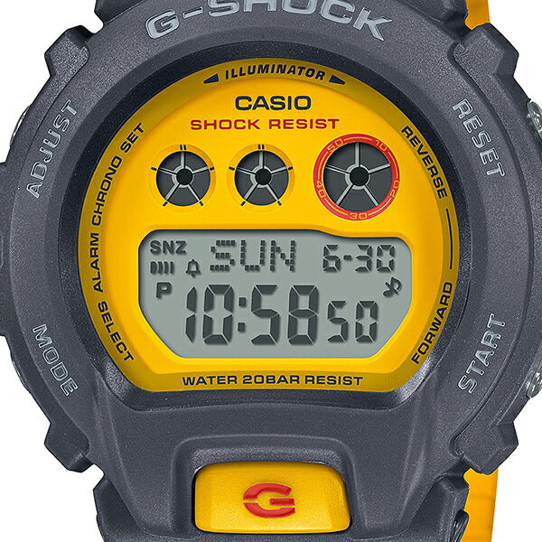 G-SHOCK ミッドサイズ DW-001カラーインスパイアデザイン GMD-S6900Y-9JF メンズ レディース 腕時計 電池式 デジタル イエロー 国内正規品 カシオ