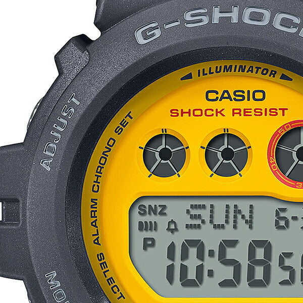 G-SHOCK ミッドサイズ DW-001カラーインスパイアデザイン GMD-S6900Y-9JF メンズ レディース 腕時計 電池式 デジタル イエロー 国内正規品 カシオ