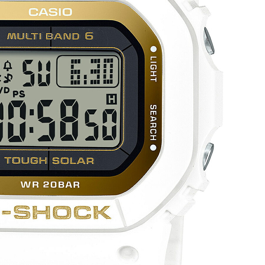 G-SHOCK ミッドサイズ アイサーチ・ジャパン コラボレーションモデル 2024 GMD-W5601K-7JR メンズ レディース 腕時計 電波ソーラー スクエア デジタル 国内正規品 カシオ イルクジ