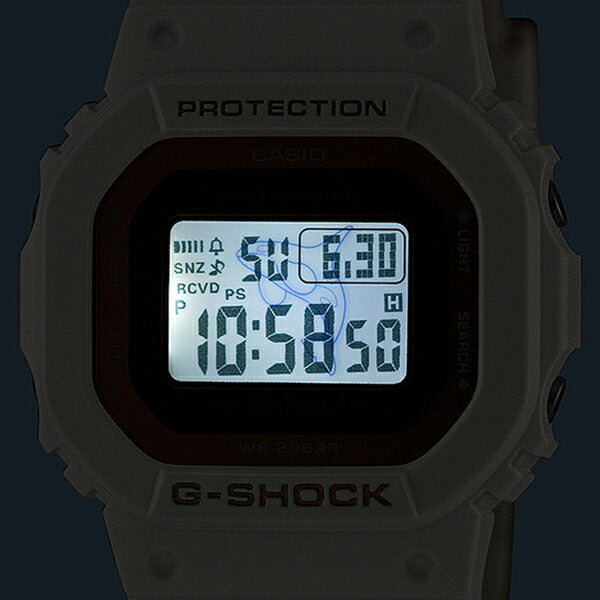 G-SHOCK ミッドサイズ アイサーチ・ジャパン コラボレーションモデル 2024 GMD-W5601K-7JR メンズ レディース 腕時計 電波ソーラー スクエア デジタル 国内正規品 カシオ イルクジ