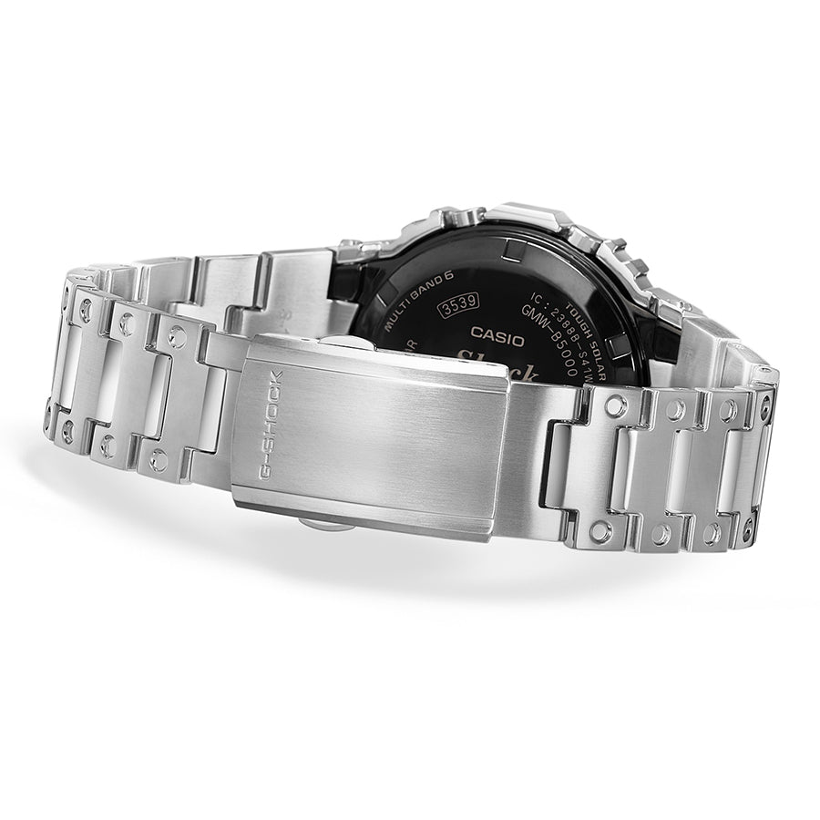 G-SHOCK フルメタル ブラックベゼル GMW-B5000BT-1JF メンズ 電波ソーラー Bluetooth デジタル スクエア 反転液晶 日本製