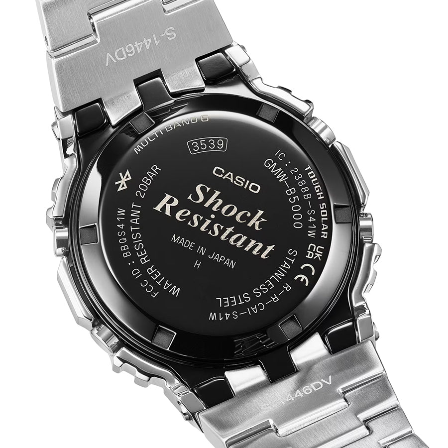 G-SHOCK フルメタル ブルーアクセント GMW-B5000D-2JF メンズ 電波