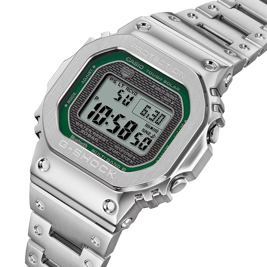 口コミ・レビュー評価が高いおすすめ人気商品の通販 METAL FULL G-SHOCK フルメタル GMW-B5000D グリーンアクセント 時計