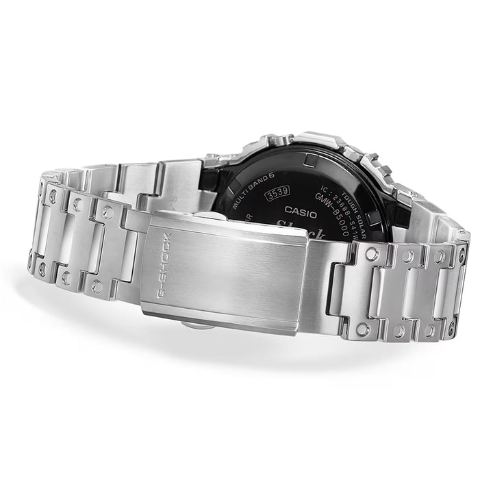 G-SHOCK FULL METAL フルメタル グリーンアクセント GMW-B5000D-3JF メンズ 腕時計 電波ソーラー Bluetooth シルバー 国内正規品 カシオ 日本製