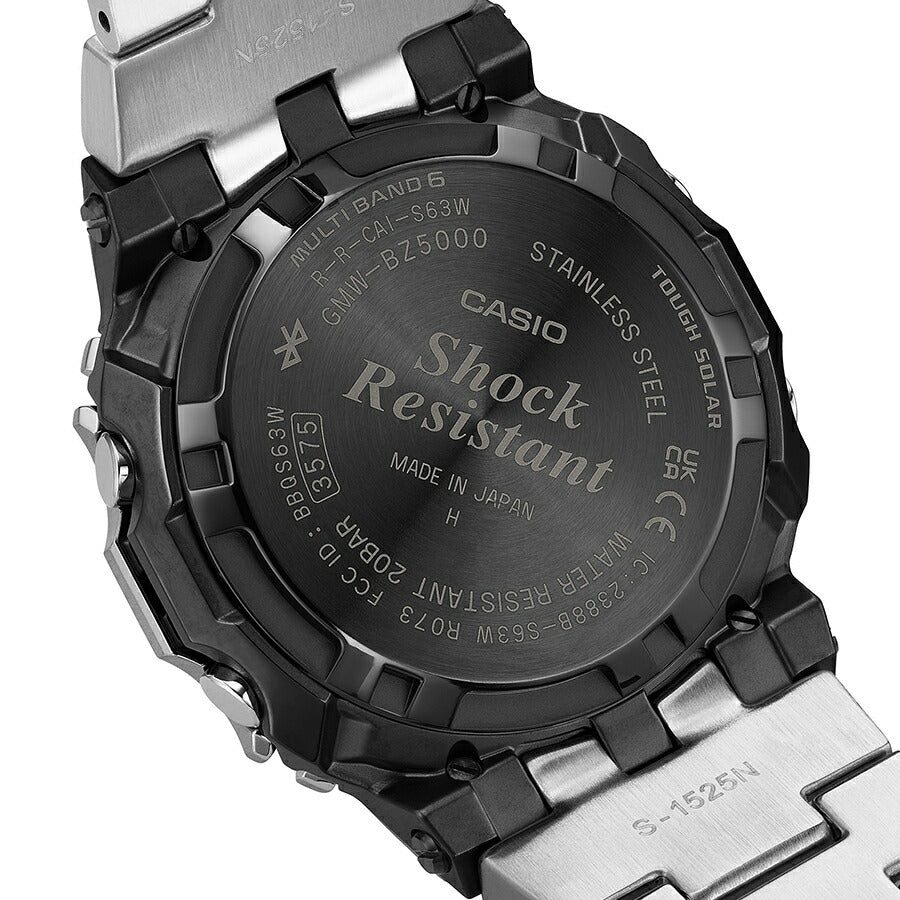 G-SHOCK フルメタル MIP液晶モデル シルバー GMW-BZ5000D-1JF メンズ
