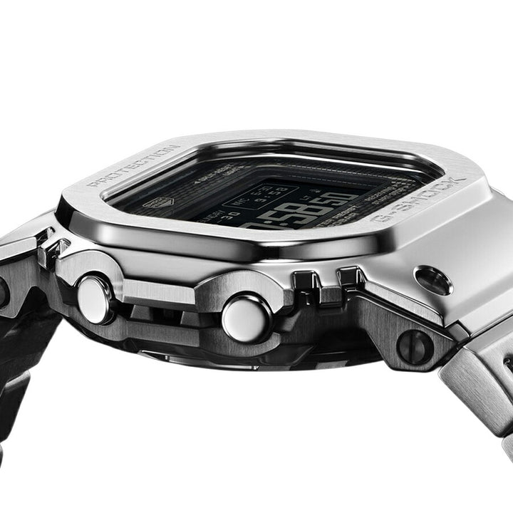 G-SHOCK フルメタル MIP液晶モデル シルバー GMW-BZ5000D-1JF メンズ 電波ソーラー Bluetooth デジタル スクエア 反転液晶