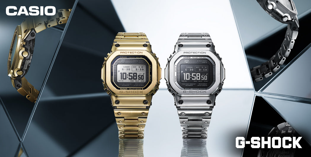 G-SHOCK フルメタル MIP液晶モデル シルバー GMW-BZ5000D-1JF メンズ 電波ソーラー Bluetooth デジタル スクエア 反転液晶