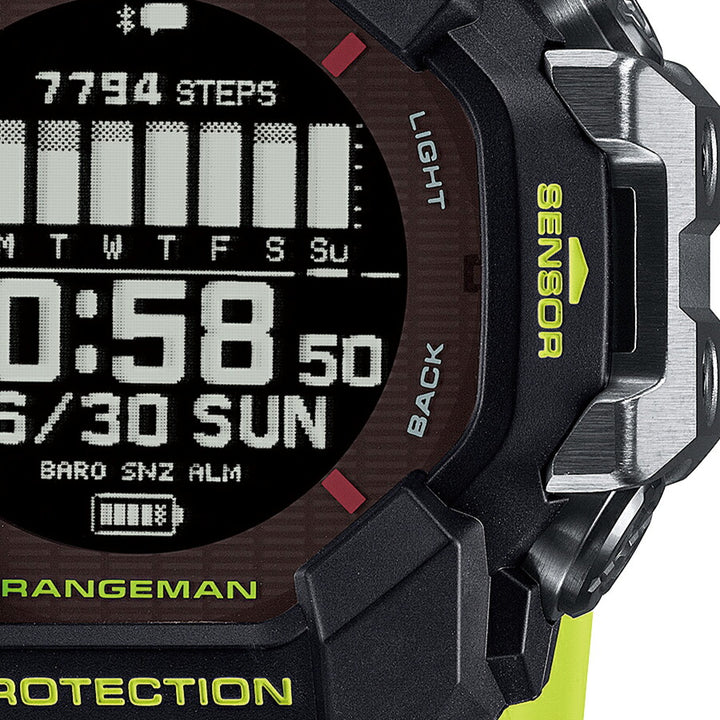 G-SHOCK レンジマン 心拍計 GPS機能搭載 レスキューイエロー GPR-H1000RY-1A9JR メンズ 腕時計 ソーラー Bluetooth デジタル 反転液晶 国内正規品 カシオ