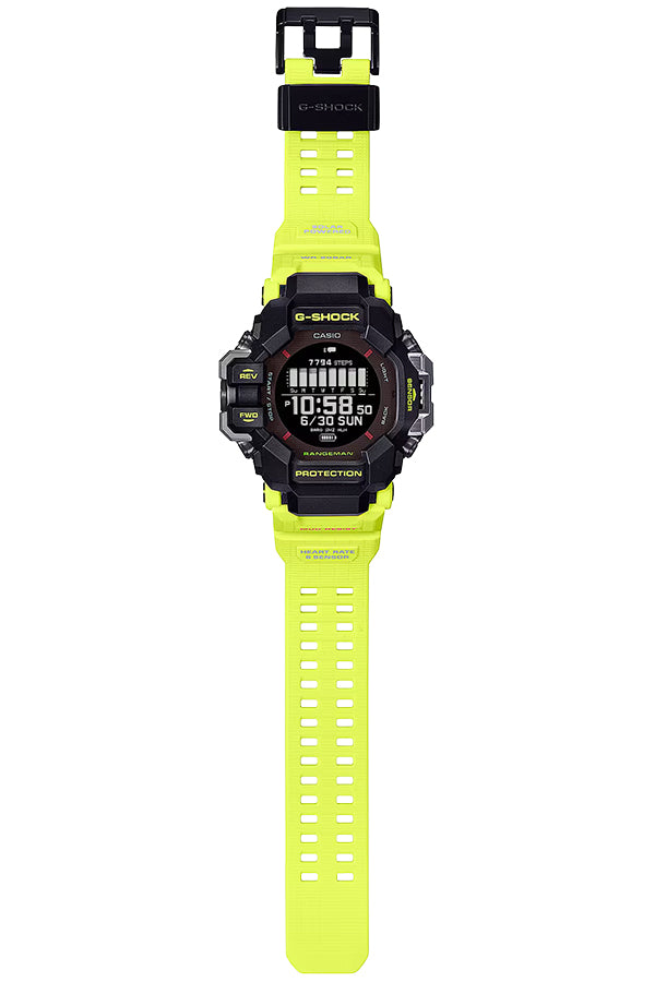 G-SHOCK レンジマン 心拍計 GPS機能搭載 レスキューイエロー GPR-H1000RY-1A9JR メンズ 腕時計 ソーラー Bluetooth デジタル 反転液晶 国内正規品 カシオ