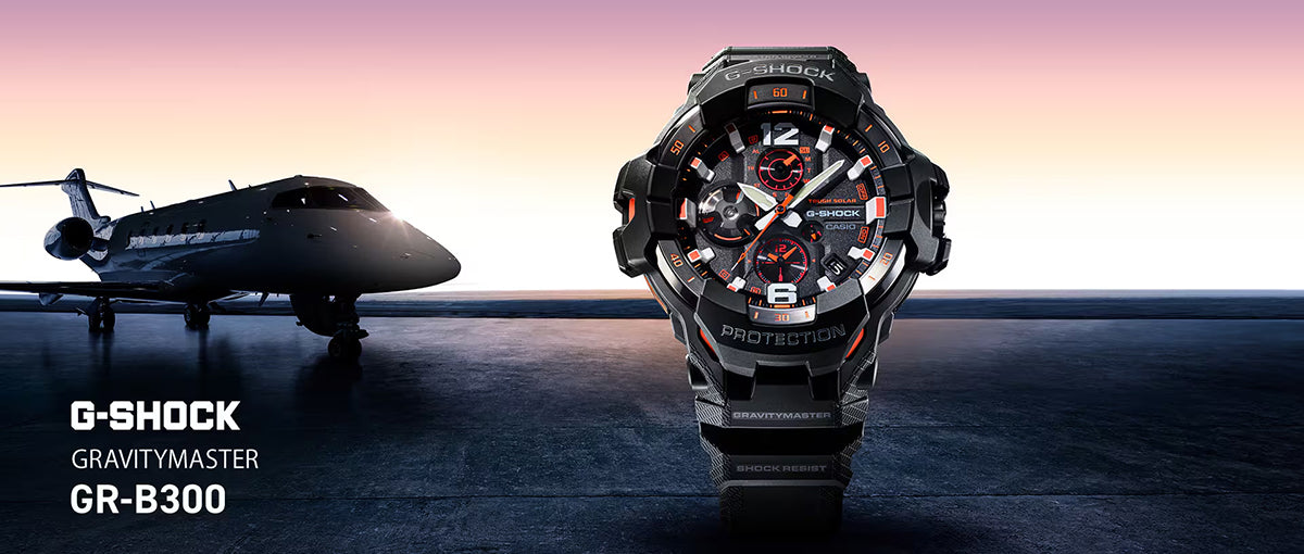 G-SHOCK グラビティマスター GR-B300-1A4JF メンズ ソーラー Bluetooth アナログ ブラック MASTER OF G
