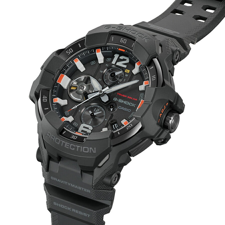 G-SHOCK グラビティマスター エマージェンシーカラー GR-B300EC-1AJF メンズ 腕時計 ソーラー Bluetooth アナログ ブラック 国内正規品 カシオ MASTER OF G