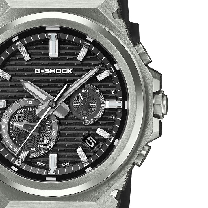 G-SHOCK G-STEEL アーバンフレックス GST-B1000-1AJF メンズ ソーラー Bluetooth アナログ 小型 ブラックダイヤル 樹脂バンド