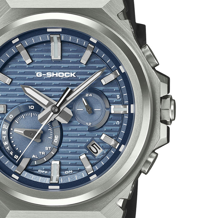 G-SHOCK G-STEEL アーバンフレックス GST-B1000-2AJF メンズ ソーラー Bluetooth アナログ 小型 ブルーダイヤル 樹脂バンド