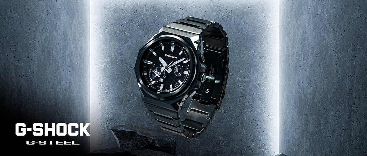 G-SHOCK G-STEEL スリークスタイル ブラックIPモデル GST-B1000BD-1AJF