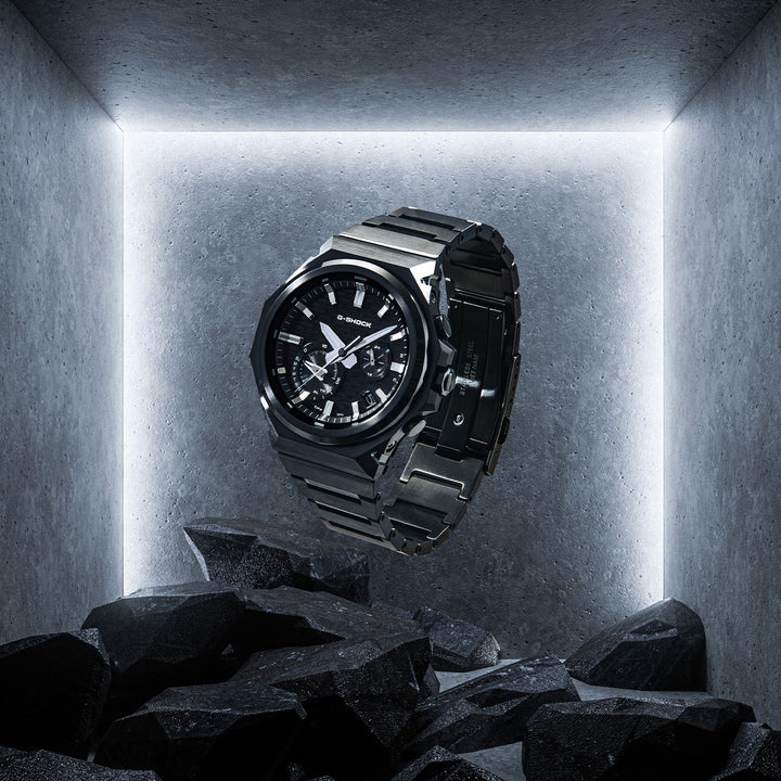 G-SHOCK G-STEEL スリークスタイル ブラックIPモデル GST-B1000BD-1AJF メンズ ソーラー Bluetooth アナログ 小型