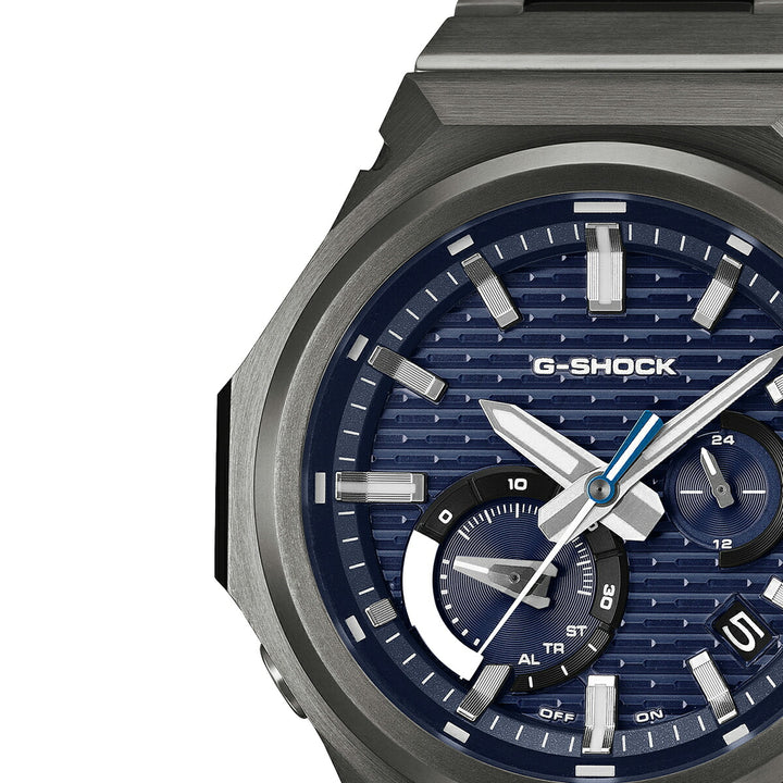 G-SHOCK G-STEEL スリークスタイル ブラックIPモデル GST-B1000BD-2AJF メンズ ソーラー Bluetooth アナログ ブルーダイヤル 小型