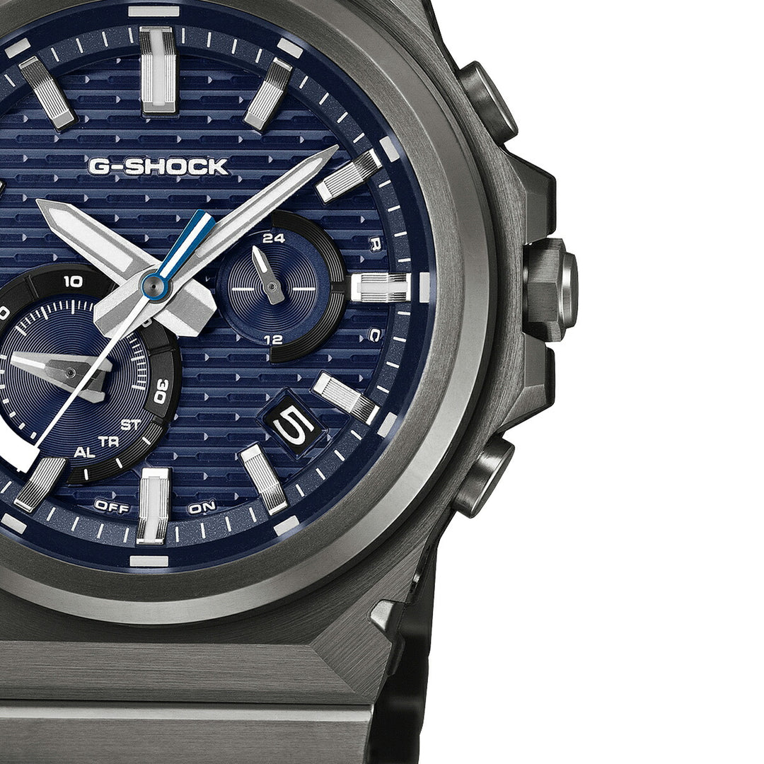 G-SHOCK G-STEEL スリークスタイル ブラックIPモデル GST-B1000BD-2AJF メンズ ソーラー Bluetooth アナログ ブルーダイヤル 小型