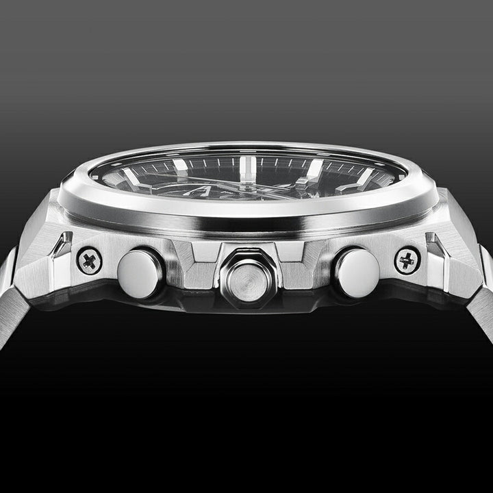 G-SHOCK G-STEEL アナログ 小型 スリークスタイル GST-B1000D-1AJF メンズ ソーラー Bluetooth ブラック