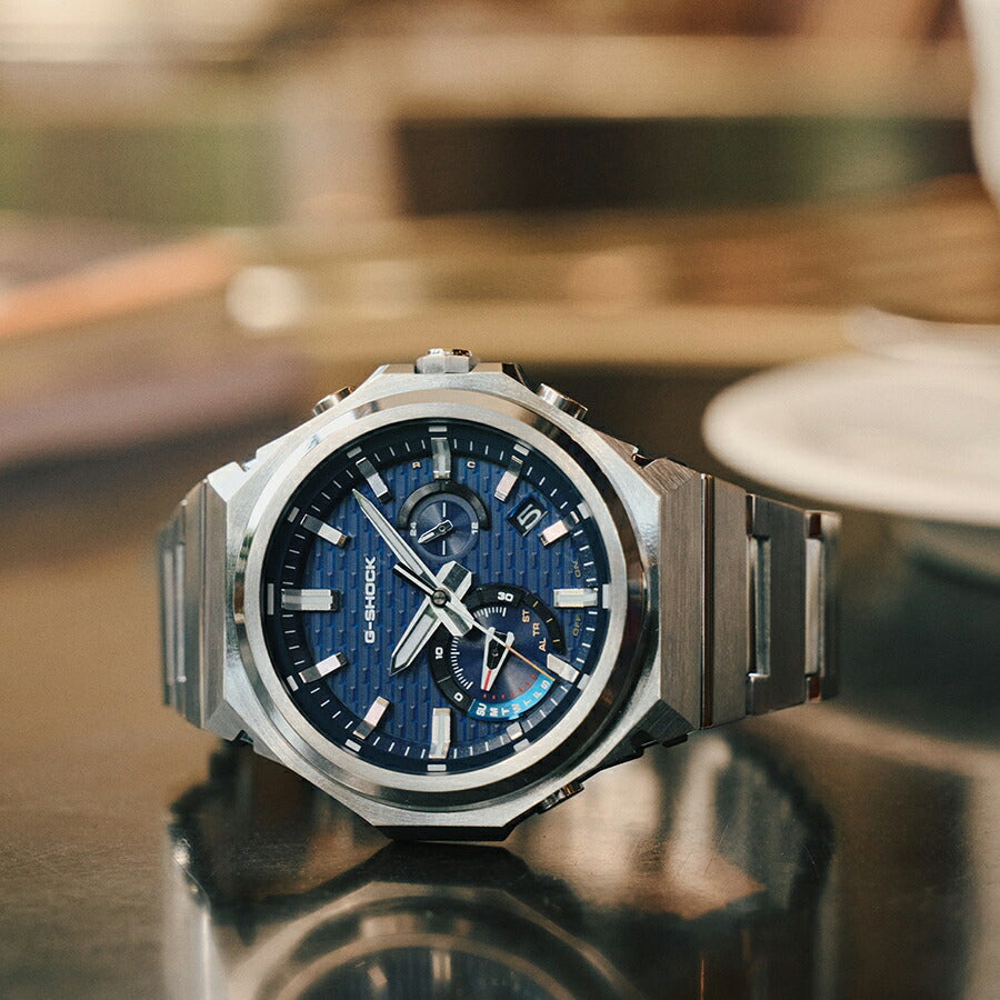 G-SHOCK G-STEEL アナログ 小型 スリークスタイル GST-B1000D-2AJF メンズ ソーラー Bluetooth ブルー