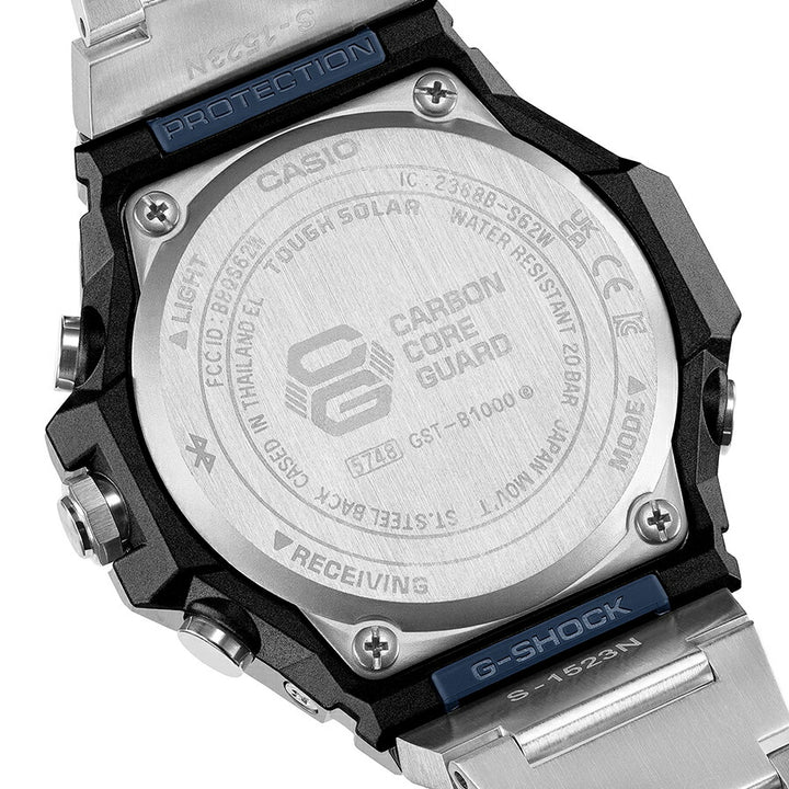 G-SHOCK G-STEEL アナログ 小型 スリークスタイル GST-B1000D-2AJF メンズ ソーラー Bluetooth ブルー