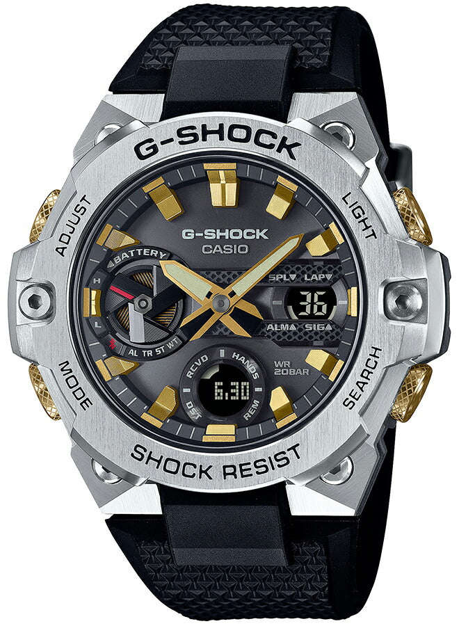 G-SHOCK G-STEEL ウロボロス スペシャルモデル GST-B400CX-1AJR メンズ ソーラー Bluetooth アナデジ 樹脂バンド 国内正規品 カシオ