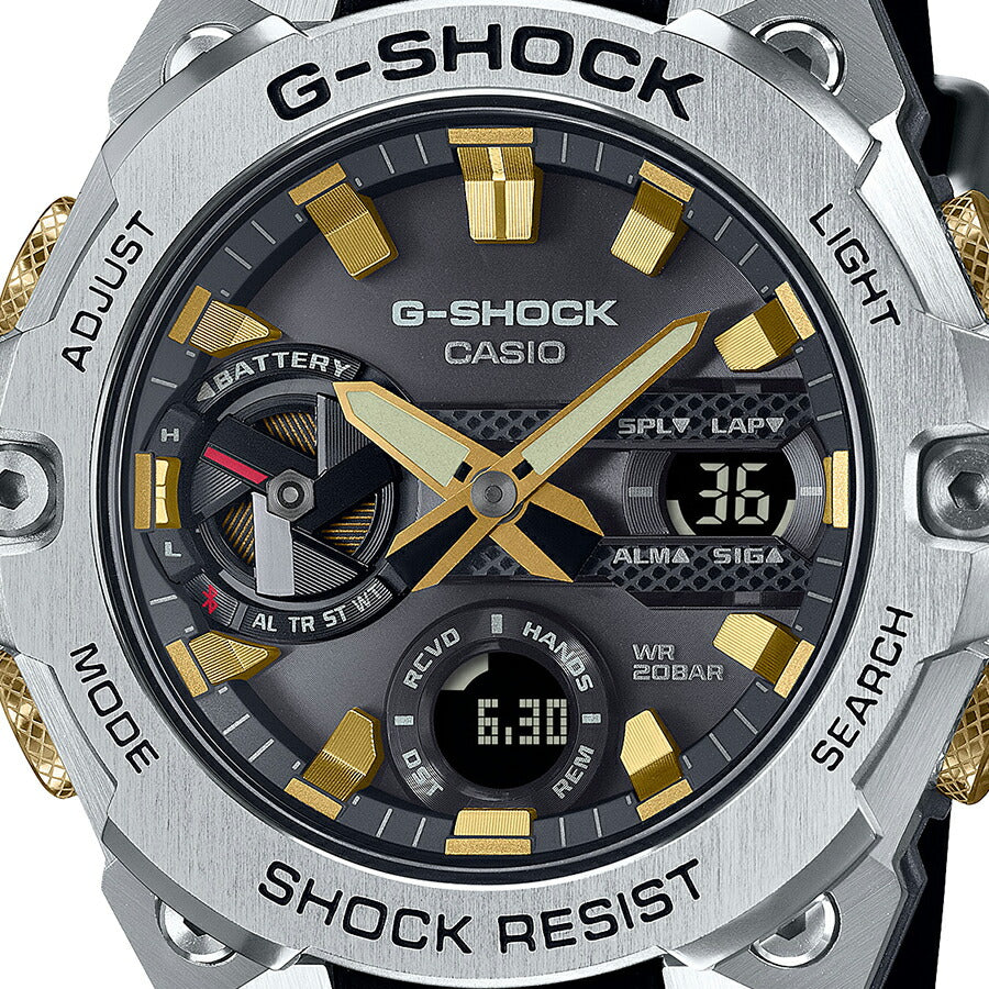 G-SHOCK G-STEEL ウロボロス スペシャルモデル GST-B400CX-1AJR メンズ ソーラー Bluetooth アナデジ 樹脂バンド 国内正規品 カシオ