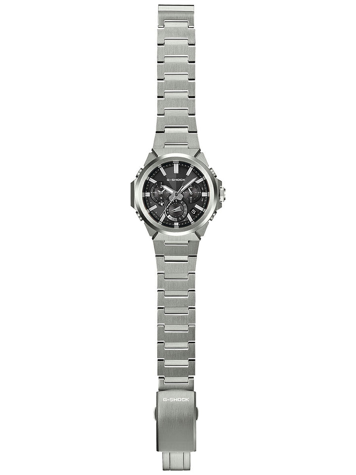 G-SHOCK G-STEEL アナログ デュアルタイム クロノグラフ GST-W1000D-1AJF メンズ 電波ソーラー Bluetooth ブラックダイヤル