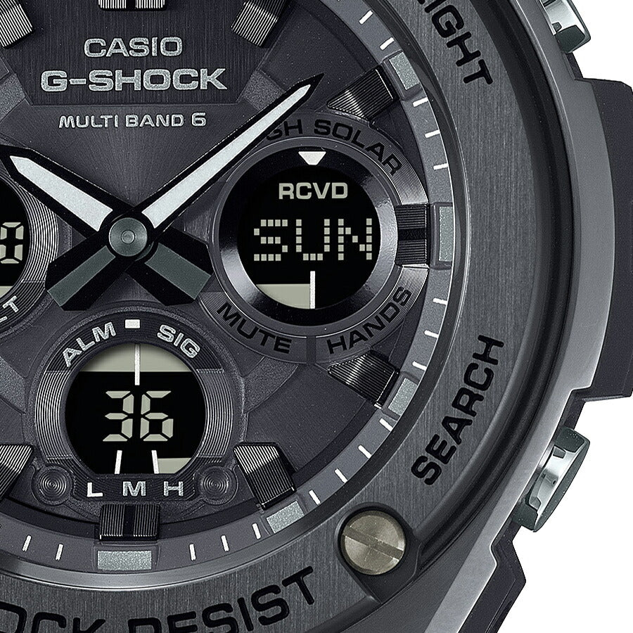 カシオ G-SHOCK GST-W110MS-7AJF【稼働品】 G-SHOCK G-STEEL モノトーンシリーズ GST-W110MS-7AJF メンズ 電波