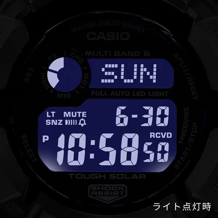 G-SHOCK デジタル 2300シリーズ GW-2310UFB-1JF メンズ 電波ソーラー デジタル 樹脂バンド ブラック 反転液晶