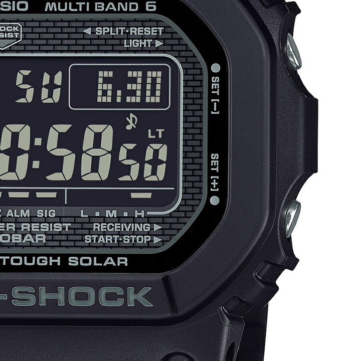 G-SHOCK ヘリテージシリーズ GW-5000HS-1JF メンズ 腕時計 電波ソーラー デジタル スクエア 樹脂バンド スクリューバック ブラック 反転液晶 日本製 国内正規品 カシオ