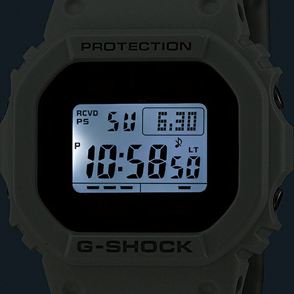 G-SHOCK ヘリテージシリーズ GW-5000HS-7JF メンズ 腕時計 電波ソーラー デジタル スクエア 樹脂バンド スクリューバック ホワイト 日本製 国内正規品 カシオ